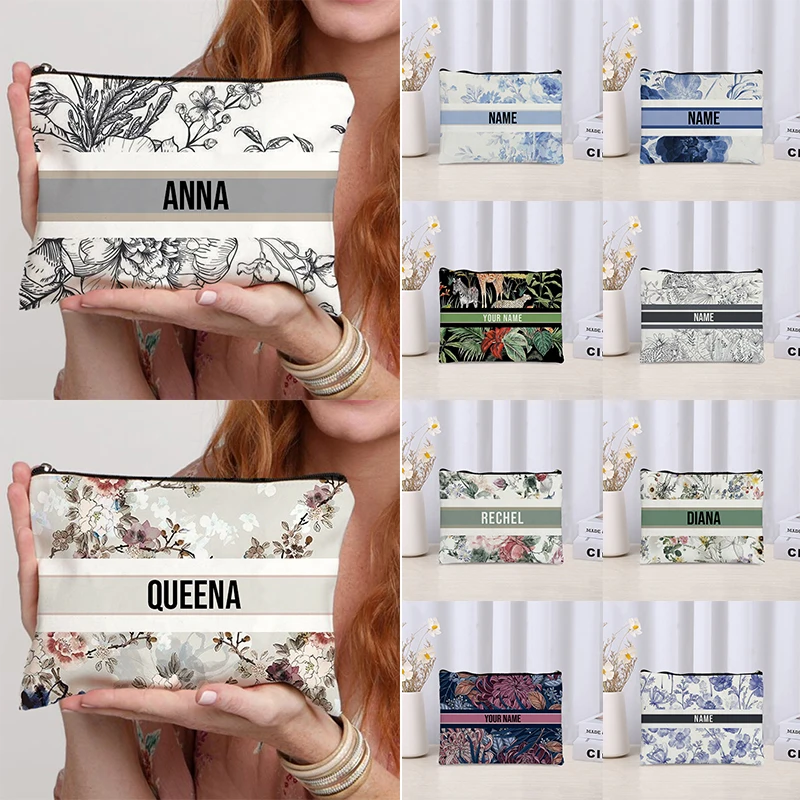 Luxury Skincare Brand - Özel Ad Vintage Makyaj Çantası Nedime