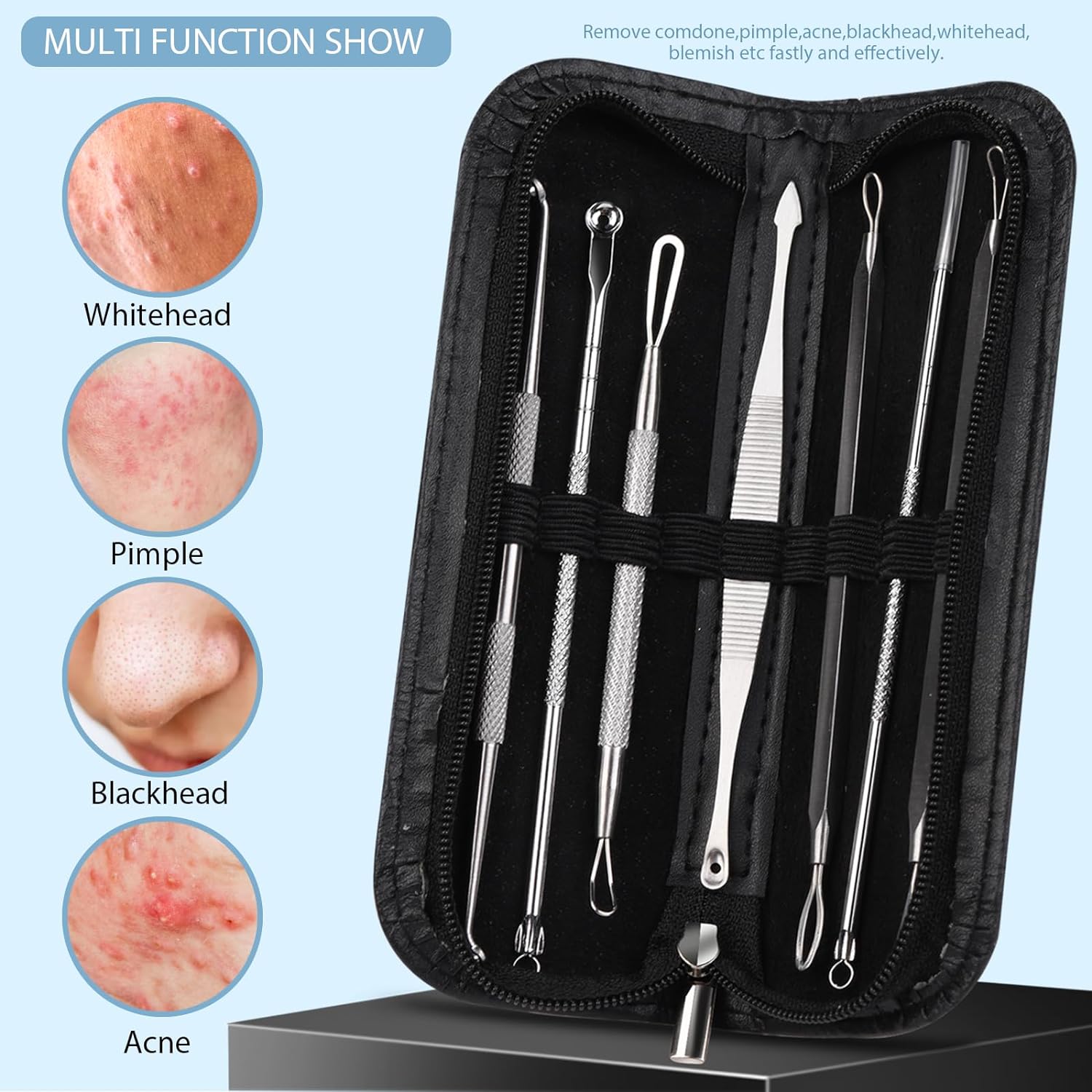 7 adet Siyah Nokta Remover Kit - Luxury Skincare Acne incelemesi ve fiyatı